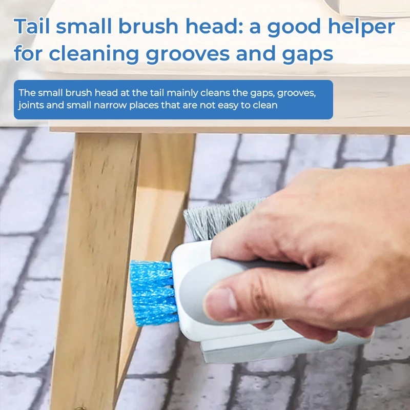 Bàn Chải Chà Rửa Khe Hở Đa Năng 4 Trong 1 Cầm Tay Cho Nhà Bếp / Phòng Tắm
