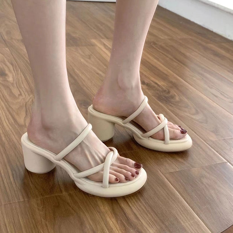 Aphrod Giày Cao Gót Hở Ngón Đa Năng Thời Trang Cho Nữ