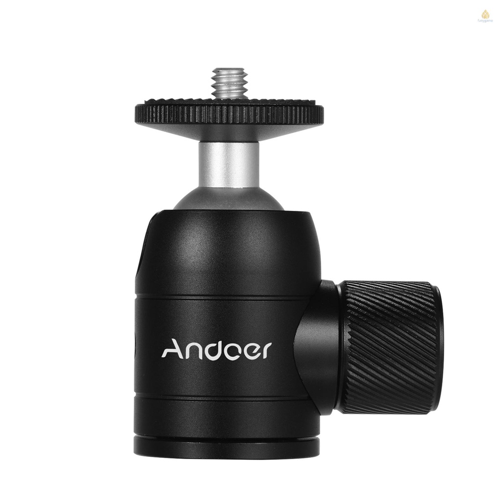 ANDOER Gậy Selfie Đầu Bi Xoay 360 Độ Tương Thích Với Giá Đỡ Ba Chân DSLR