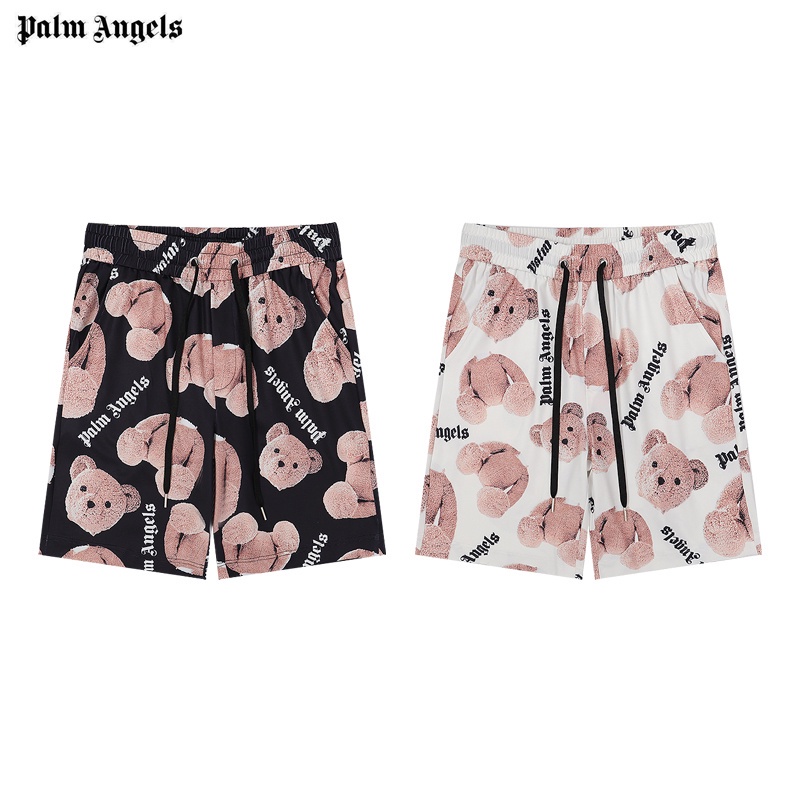 Pa & lm An-gel-The Quần Short In Họa Tiết Đường Phố Mới Nhất Thời Trang Cao Cấp