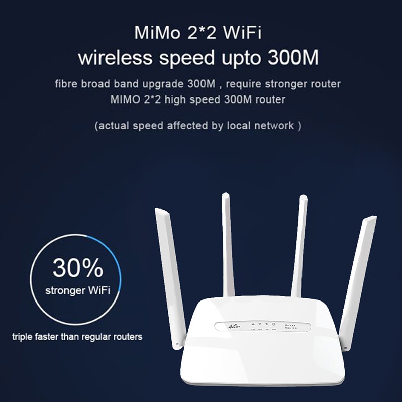 Router 4G, lắp sim vào là dùng được ngay không cài đặt Có thể cắm dây mạng LAN 4G WiFi 4G Wireless Router MiFi 4G WiFi | BigBuy360 - bigbuy360.vn