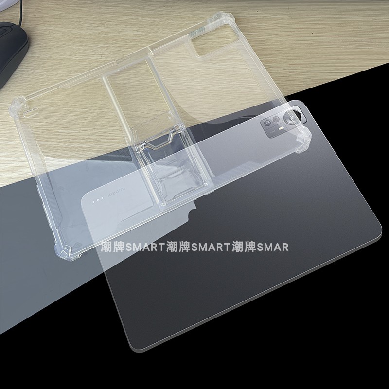 Ốp Máy Tính Bảng Silicon Trong Suốt Có Ngăn Đựng Bút Cho Xiaomi mi Pad 5 11.0 '' 2021 mi pad5 Pro 12.4 inch