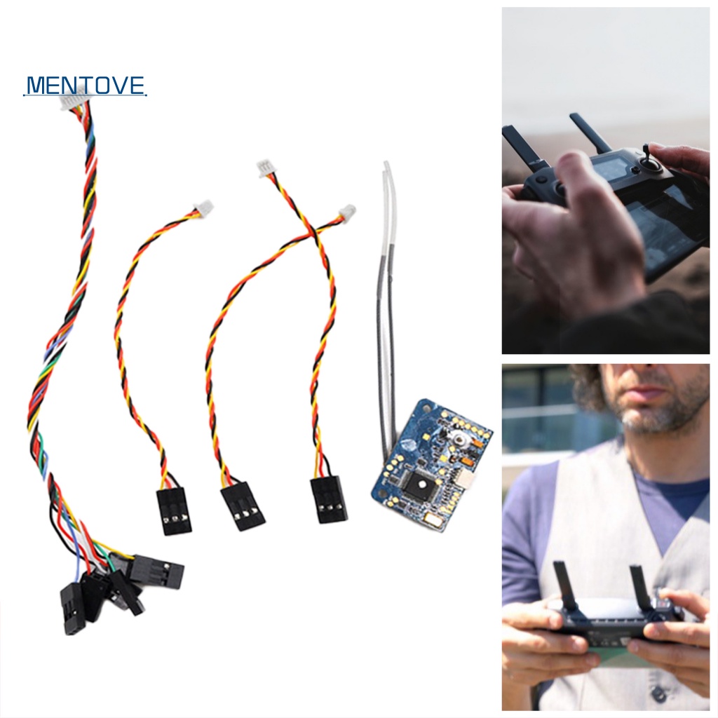 1 Bộ Thiết Bị Nhận Tín Hiệu 6 Kênh 2 Kênh Cho Máy Bay Điều Khiển Từ Xa