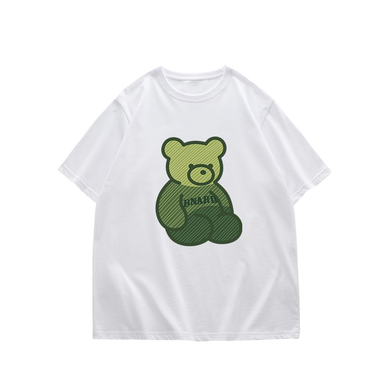 NRVP Áo Thun 100% Cotton Tay Ngắn In Họa Tiết Độc Đáo Phong Cách Hàn Quốc Cho Nữ