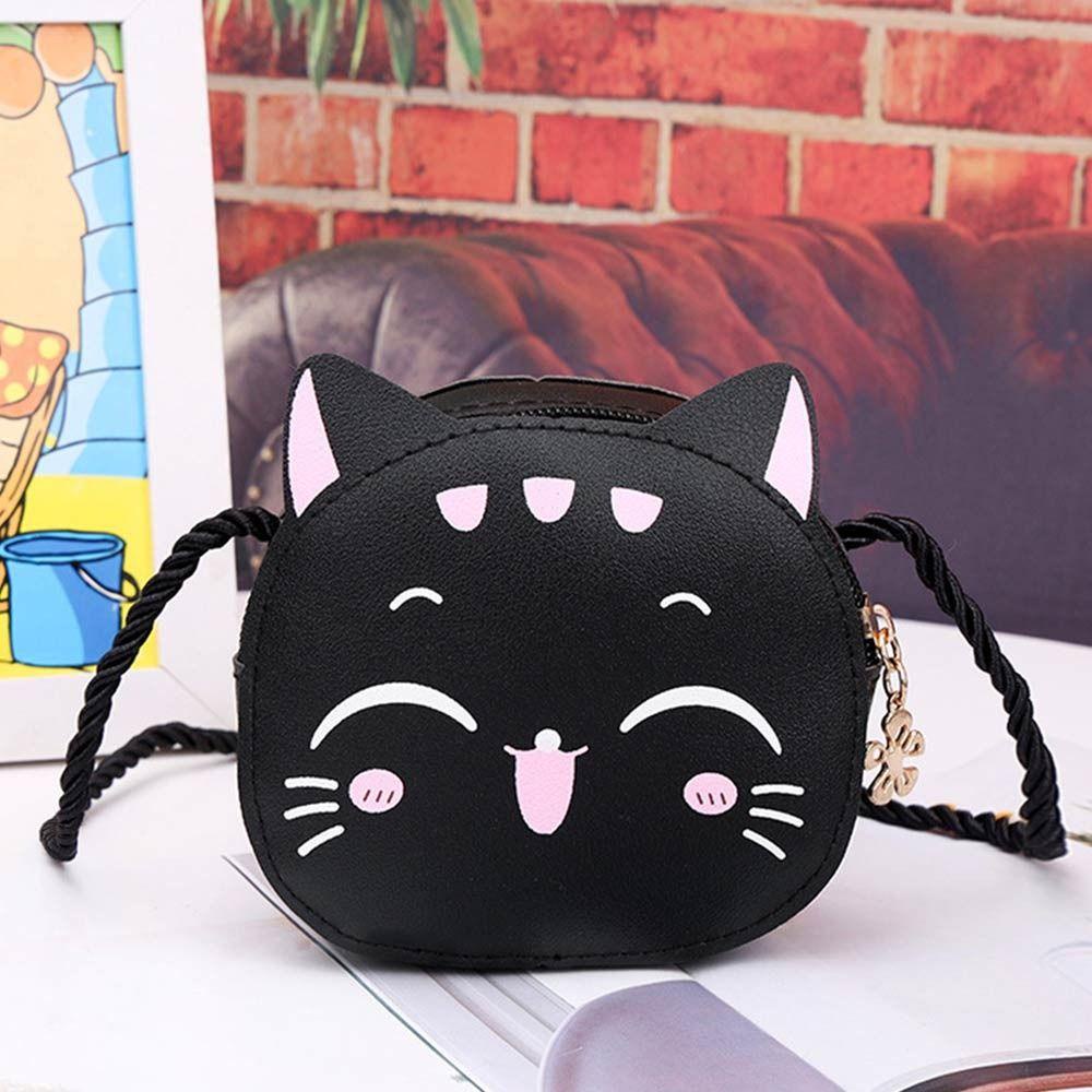SUMU Túi Đeo Vai Mini Hình Mèo Hoạt Hình Dễ Thương Cho Bé