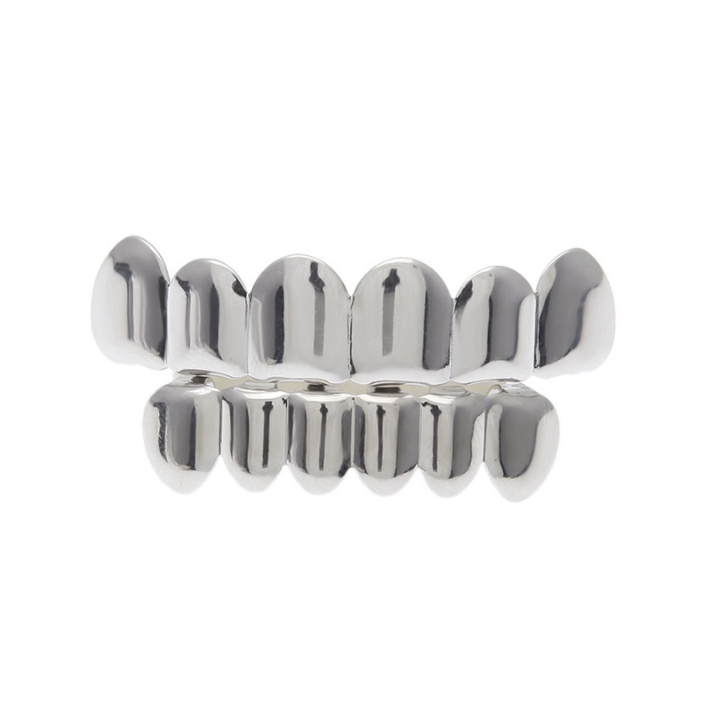 Răng Nanh Giả Mạ Vàng / Bạc Bảo Vệ Răng Ma Cà Rồng Hóa Trang Halloween