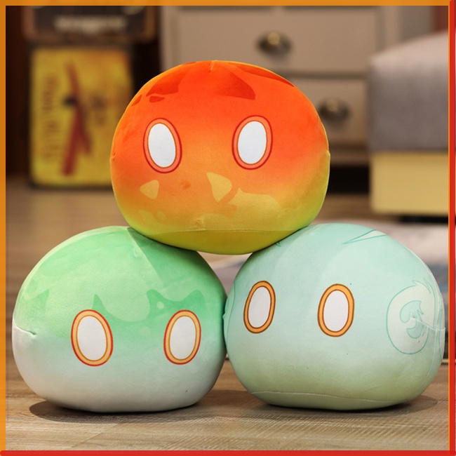 Sag Genshin Va Chạm Slime Thú Nhồi Bông Mềm Mại Hình Nhân Vật Hoạt Hình Anime Làm Quà Tặng Cho Bé Trai