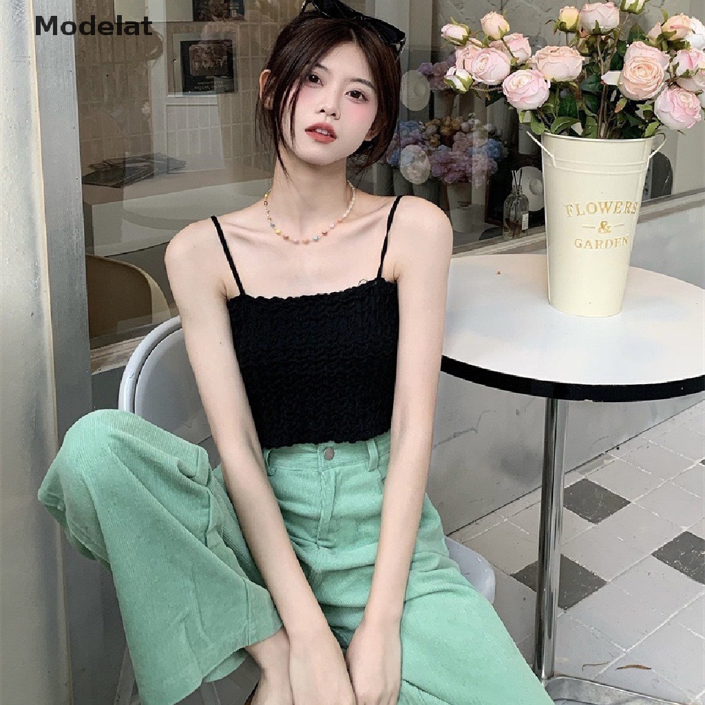 Mfc Áo Hai Dây Hở Lưng Màu Trơn Gợi Cảm Cho Nữ