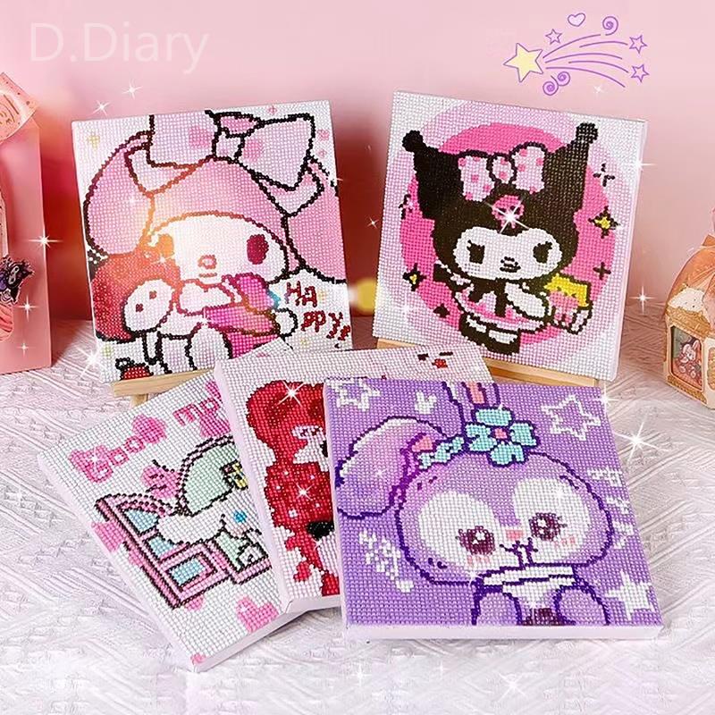 Bộ Tranh Đính Đá 5D Họa Tiết Sanrio Độc Đáo DIY Dùng Trang Trí Nhà Cửa dreamdiary