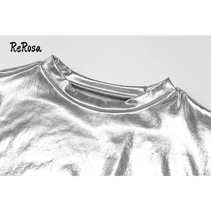 Áo Thun Tay Ngắn Cổ Tròn Màu Trơn Thời Trang 2023 Cho Nữ