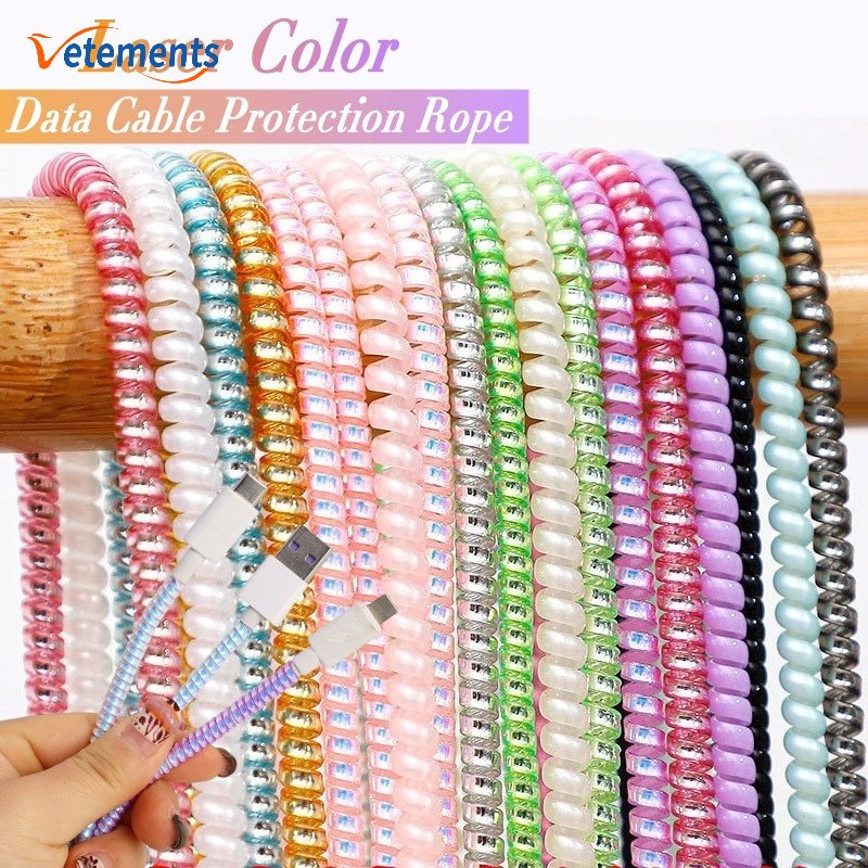 Dây Quấn Bảo Vệ Dây Cáp / Tai Nghe Chống Đứt Gãy Nhiều Màu Thông Dụng