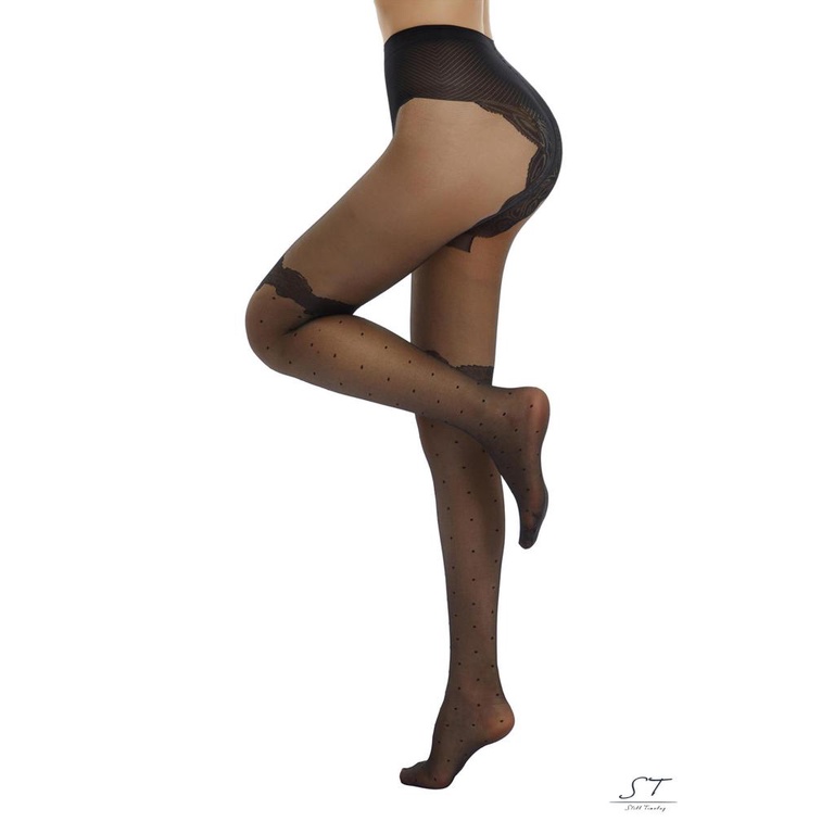 Quần Tất CY03 Họa Tiết Chấm Bi Gợi Cảm Cho Nữ