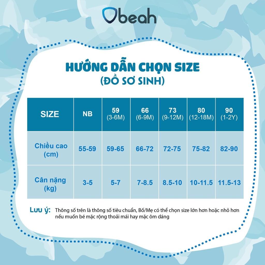 Bodysuit Cho Bé Chất Liệu Petit Obeah Cao Cấp - Body Tam Giác Dài Tay Cho Bé Từ 0 đến 24 Tháng