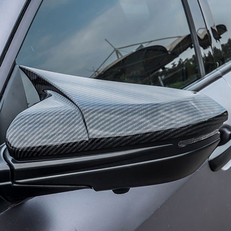 Ốp Gương Chiếu Hậu Bằng Sợi Carbon Cao Cấp Cho Xe Hơi Honda Civic 2016-2020