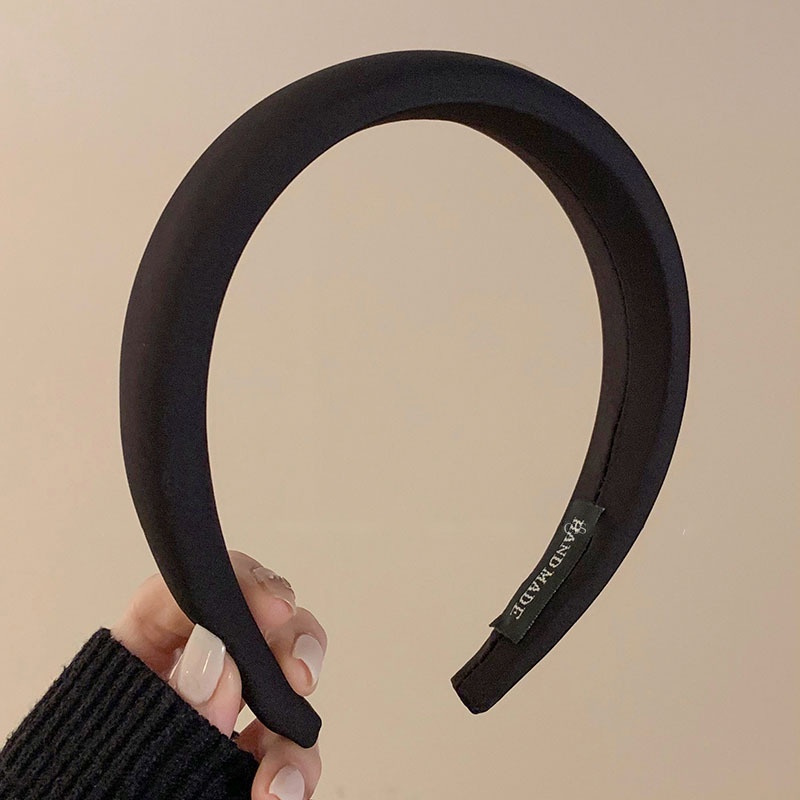 Băng Đô Cài Tóc Bằng Satin Cao Cấp Họa Tiết Đầu Lâu Phong Cách Pháp Đơn Giản Thời Trang 2023