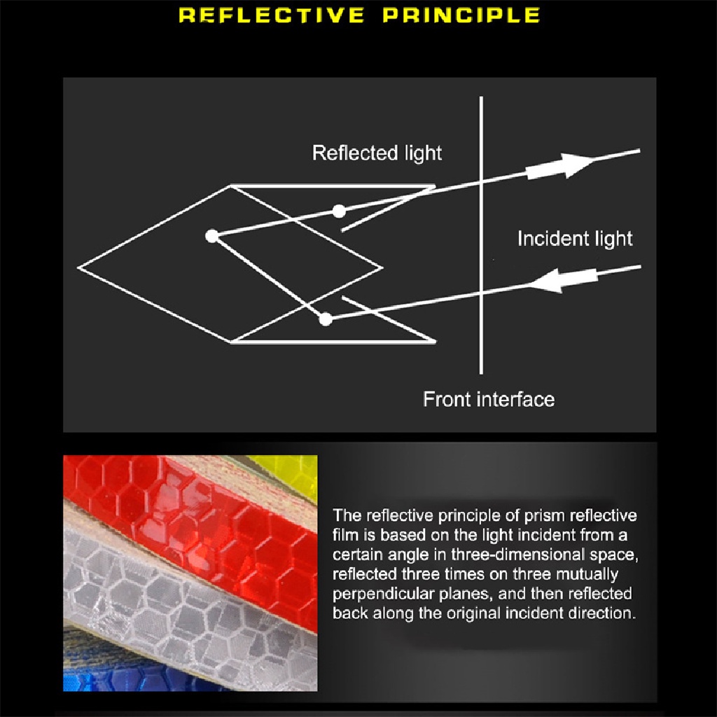 Cuộn Dây Dán Phản Quang Cho Bánh Xe Đạp 1CM * 8M