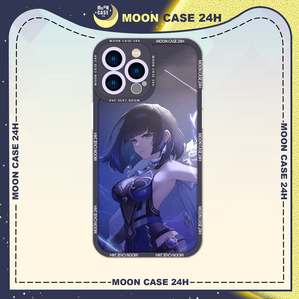 Ốp lưng iphone MOON CASE 24H Genshin Impact Yelan Sexy ip 8/x/xs/xs max/11/12/13/14pro/plus/promax