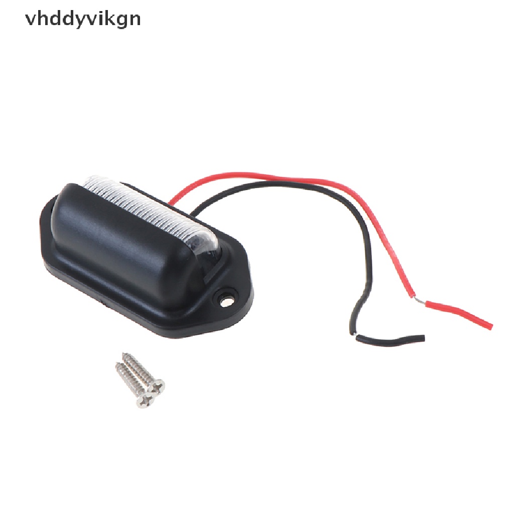 1 Đèn LED 6 Bóng 12V Chống Nước Gắn Biển Số Xe Hơi, Xe Tải, Tàu Thuyền