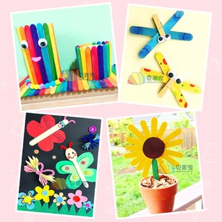 Que kem gỗ màu làm mô hình handmade