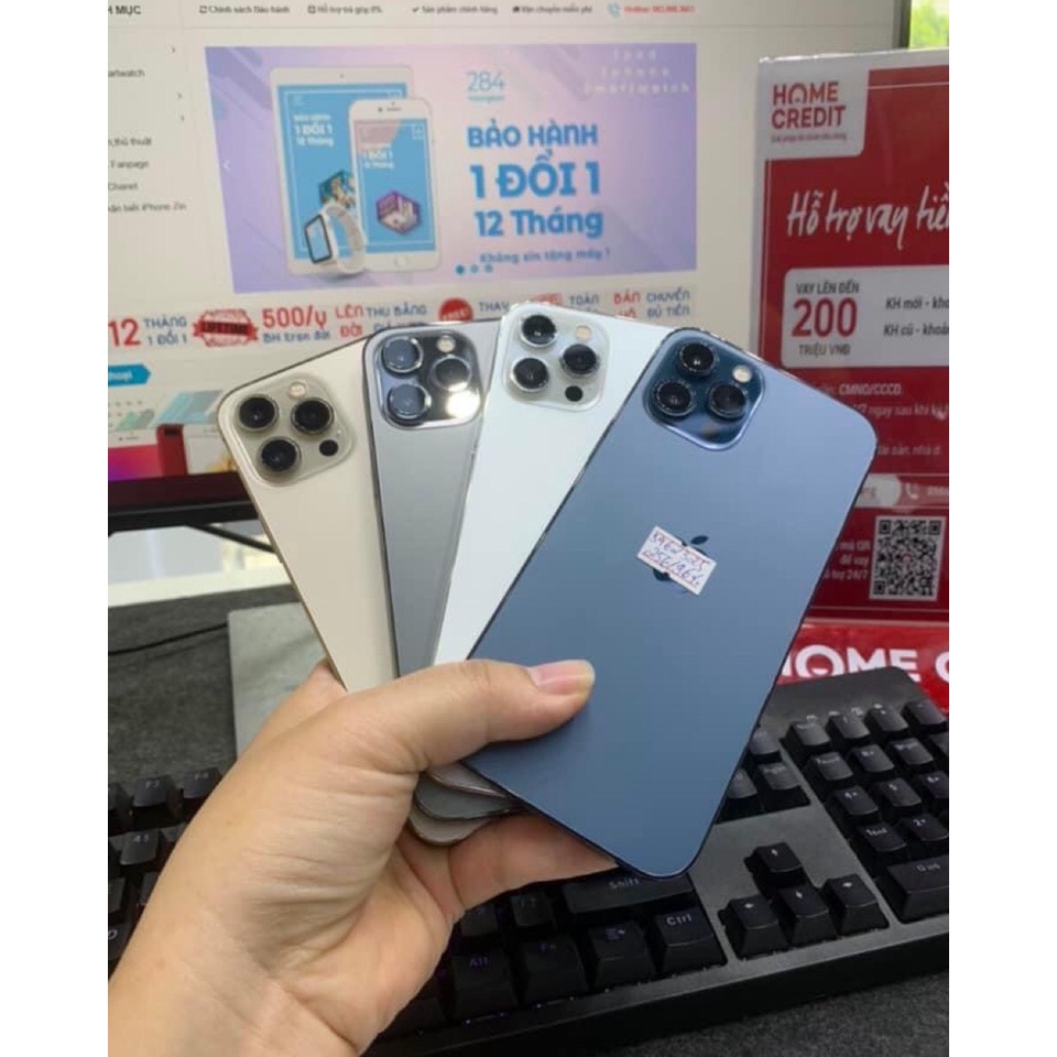 Điện thoại 12 pr0mac 256GB - hàng 96% - bảo hành 12 tháng - máy còn mới - lỗi 1 đổi 1 trong 7 ngày