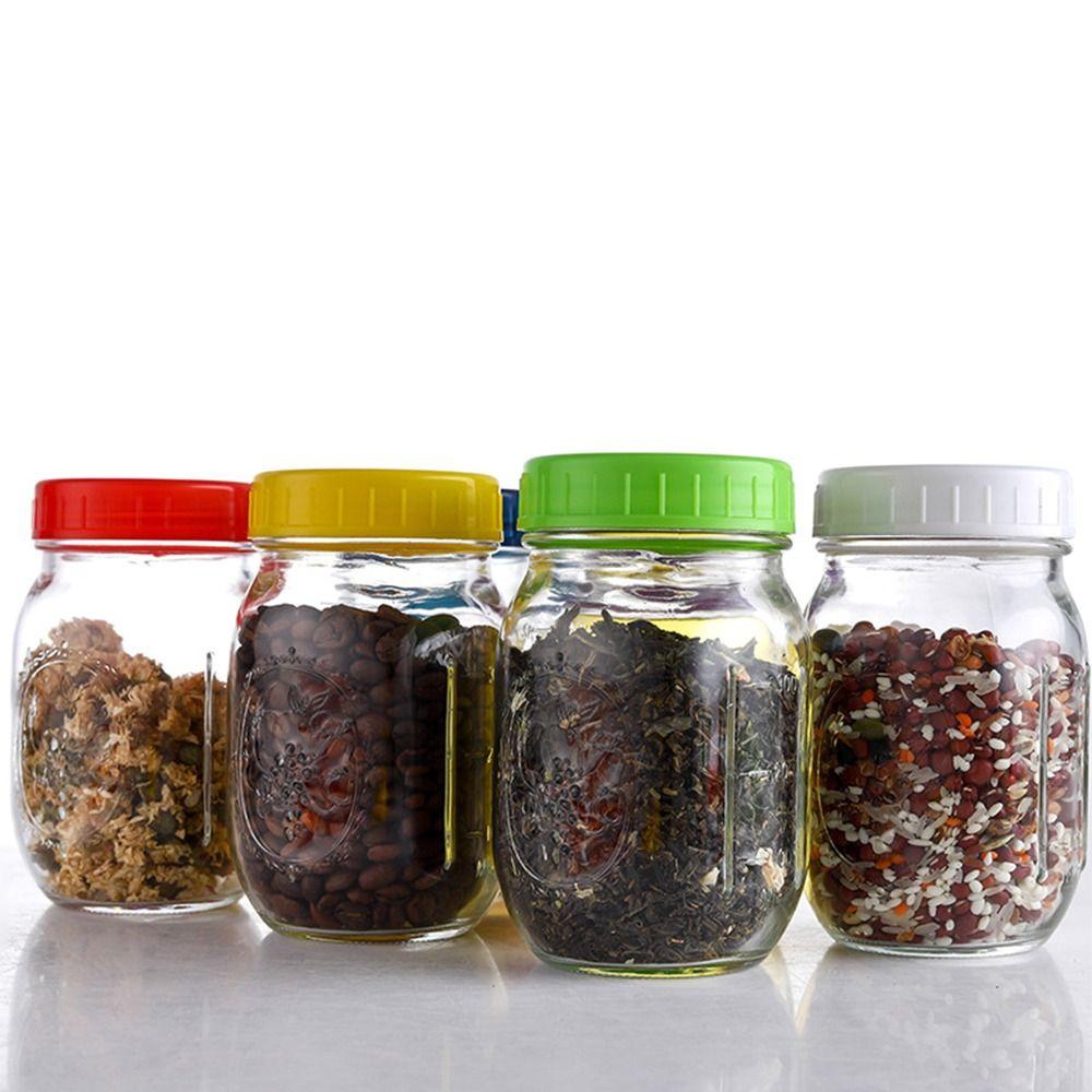 YANN1 Set 6 Nắp Đậy Lọ Chống Tràn Có Thể Tái Sử Dụng Tiện Lợi Ốp