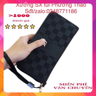 [VỪA ĐẸP VỪA RẺ - Khách xem đánh giá] [Mẫu Hot] Ví Cầm Tay Nam Nữ Hàng Hiệu , Ví Dài Nam Hàng Cao Cấp