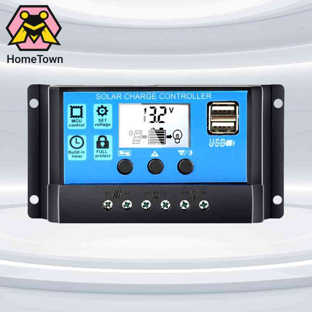 Bộ Điều Khiển Năng Lượng Mặt Trời Tự Động Màn Hình LCD 5V / 3A Cho Hệ Thống Năng Lượng Mặt