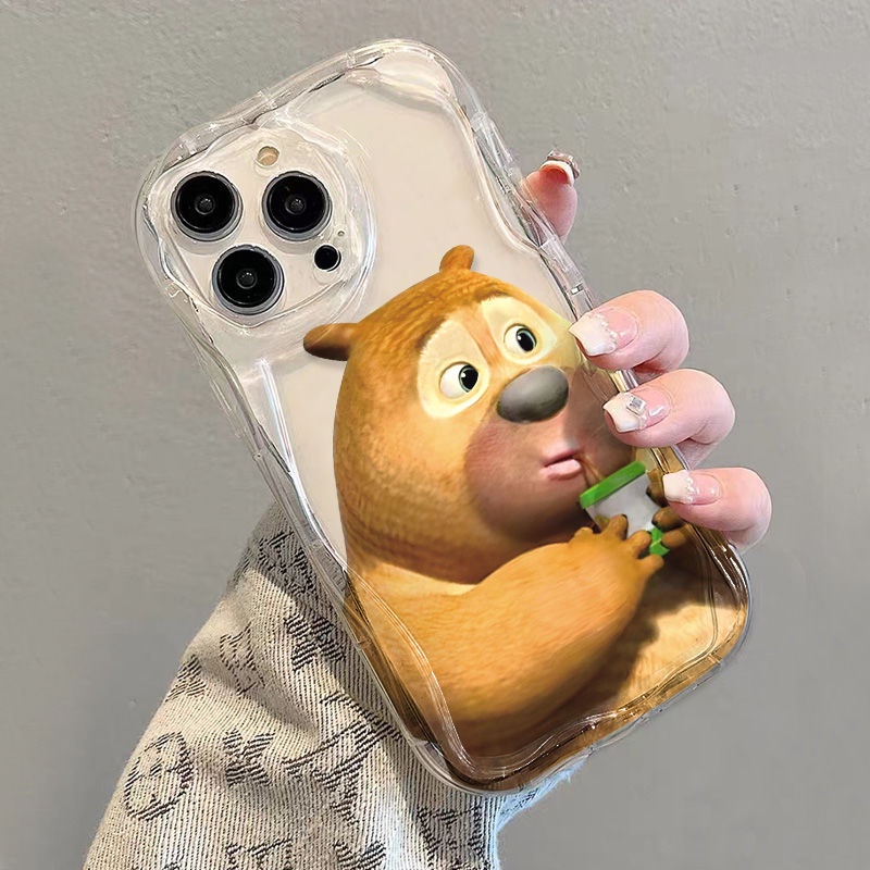 ✅Ốp Điện Thoại Mềm Trong Suốt Chống Sốc In Hình Gấu Daze Bear Two Cho iPhone14 / 13promax 12 / 11 7 / 8p xsxr 2