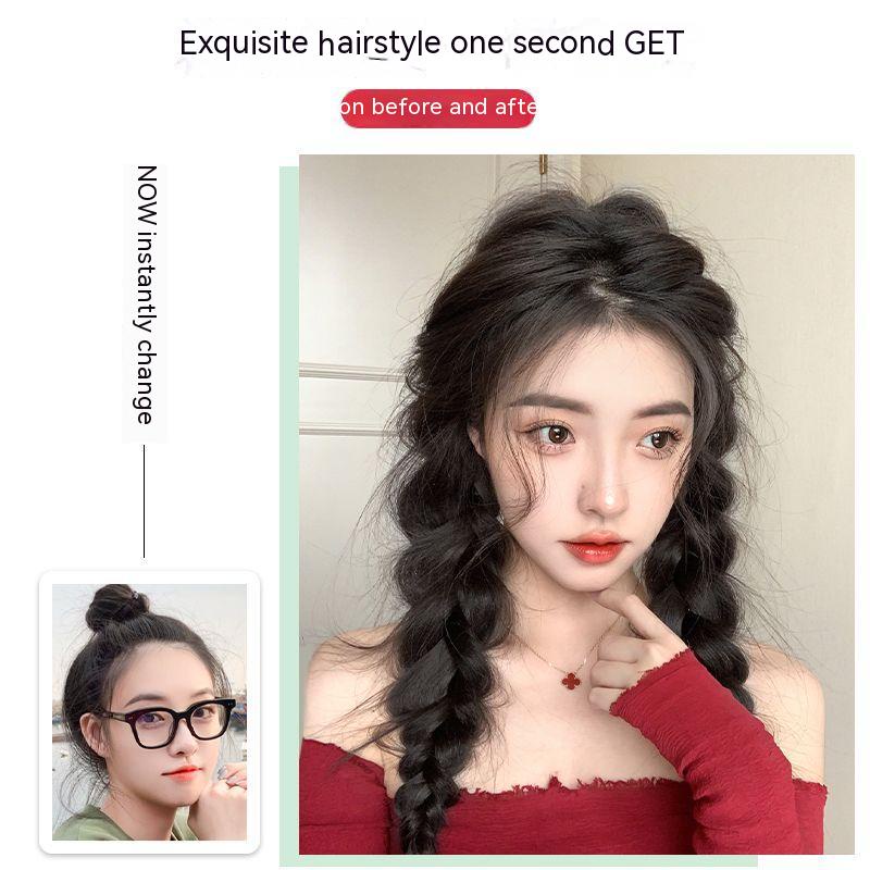 Tóc Giả Thắt Bím Đuôi Ngựa Dài Dễ Thương Cho Nữ