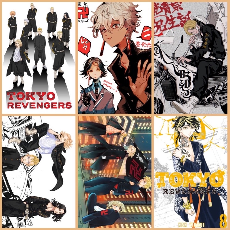 Combo 3-6 ảnh a4 poster tokyo revengers/ tranh dán tokyo revengers