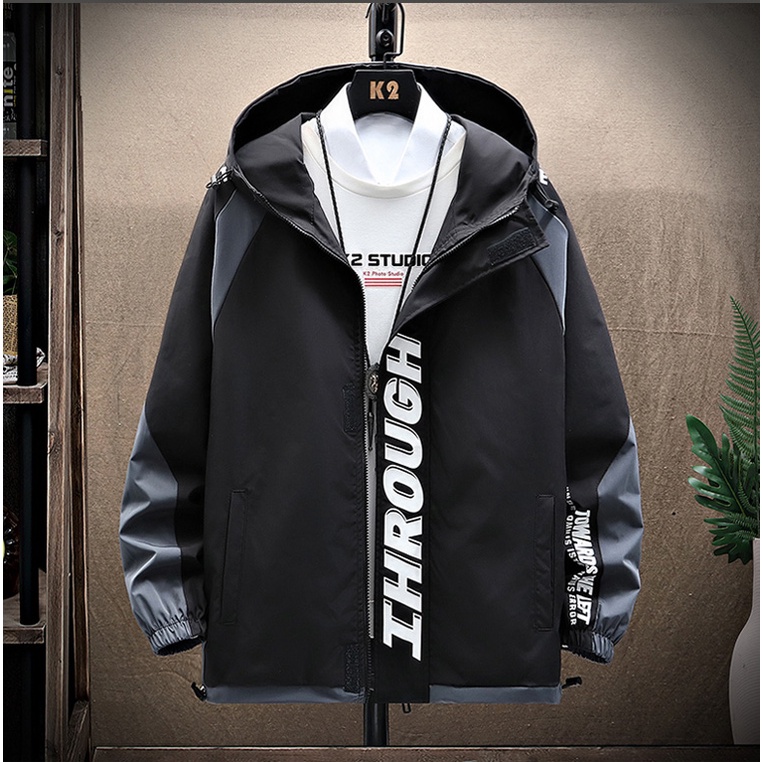 Áo Khoác Chống Gió Dáng Rộng Có Mũ Trùm Đầu Chống Thấm Nước Cho Người Đi Xe Mô Tô YAMAHA