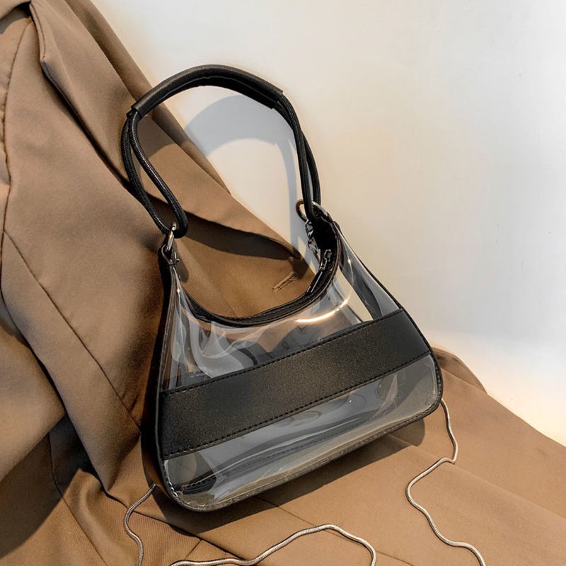 MISCHA Túi Xách Da Bóng Màu Trơn Thời Trang Cho Nữ