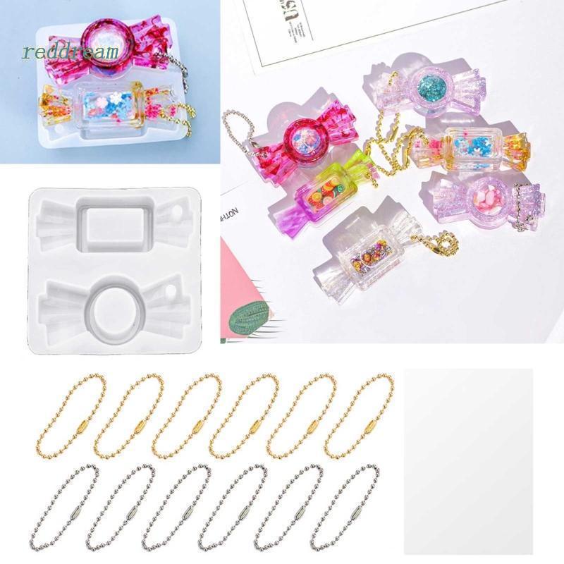 Khuôn Silicone Làm Mặt Dây Chuyền / Móc Khóa Bằng Resin Epoxy Độc Đáo DIY