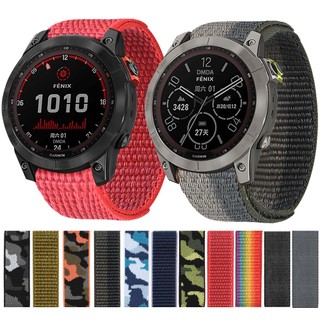 Dây Đeo Nylon Dệt 26mm 22mm Cho Đồng Hồ Garmin Descent G1 MK2i EPIX gen2 Enduro Tactix 7 pro