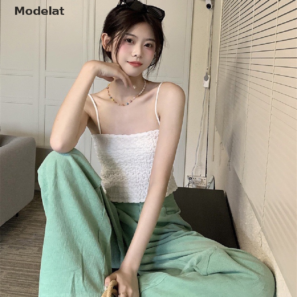 Mfc Áo Hai Dây Hở Lưng Màu Trơn Gợi Cảm Cho Nữ