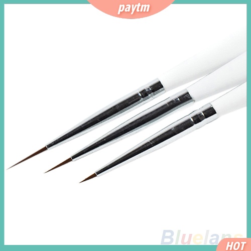 Set 3 Cọ Vẽ Móng Tay Chuyên Nghiệp