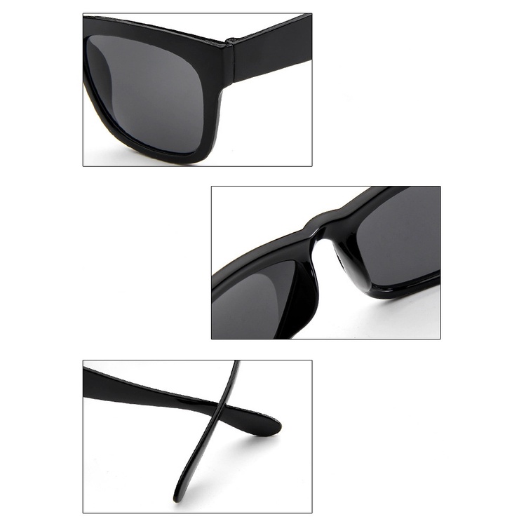 Kính Mát Gọng Vuông Phong Cách Retro Thời Trang Cho Nam Nữ