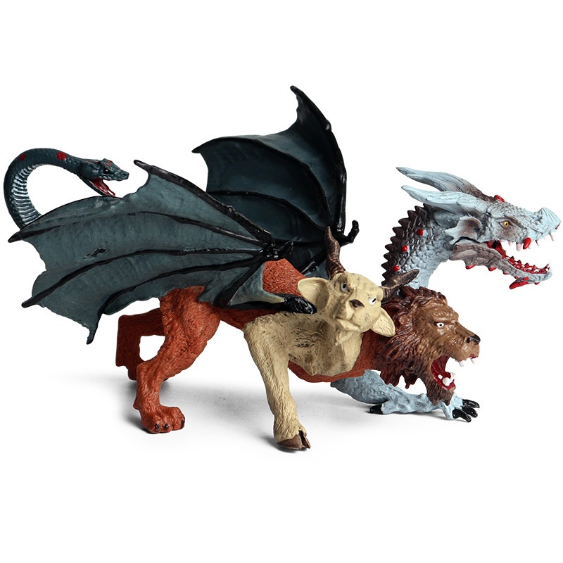 Chimera Mô Hình Khủng Long Ba Đầu Sống Động