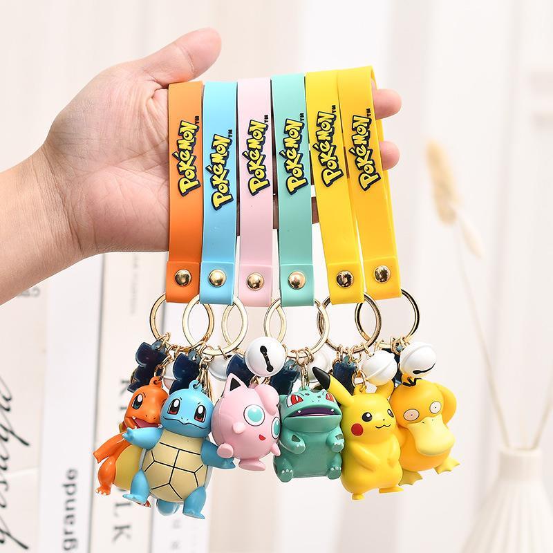 Móc Khóa Pikachu Rùa Jenny Chính Hãng Cho Cặp Đôi Đi Học 3 / 1 Y