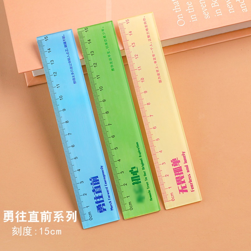 Thước Nhựa Acrylic Trong Suốt 20cm / 15cm Chuyên Dụng Cho Học Sinh
