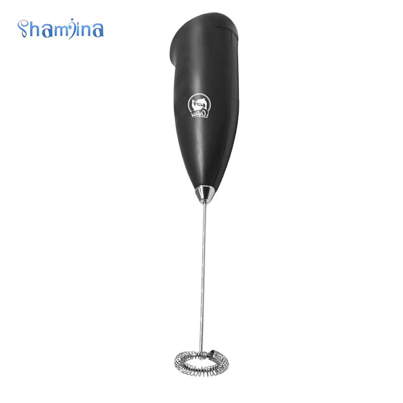 Máy tạo bọt sữa shamjina bằng điện cầm tay mini đánh trứng khuấy cà phê cho hộ gia đình