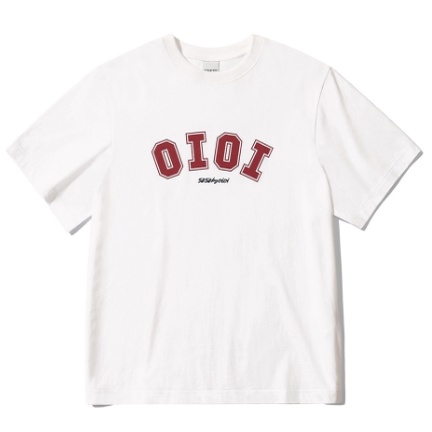 Áo Thun cotton Tay Ngắn Dáng Rộng In Chữ OIOI Kiểu Hàn Quốc Thời Trang Cho Nam Và Nữ