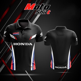 Áo thun ngắn tay in hình xe máy honda 2023 màu đen