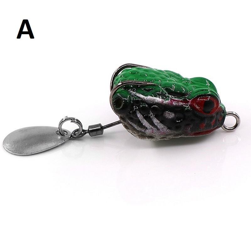 Mồi giả câu cá lóc, Nhái hơi mini câu cá lóc FROG TOKUSHIMA siêu nhậy - Đồ Câu DHS