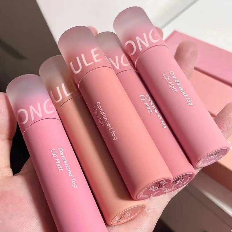 Son kem lì OULESONG nhung mịn 5 màu tùy chọn