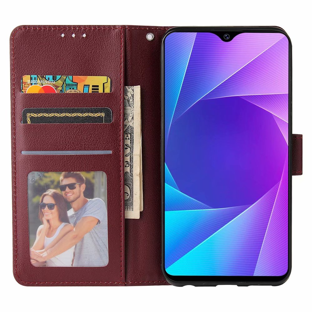 Bao Da Vivo Y12s Y11 Y20 Y21 Y91c Y33s Y15s Y30 Điện Thoại Nắp Lật Dạng Ví