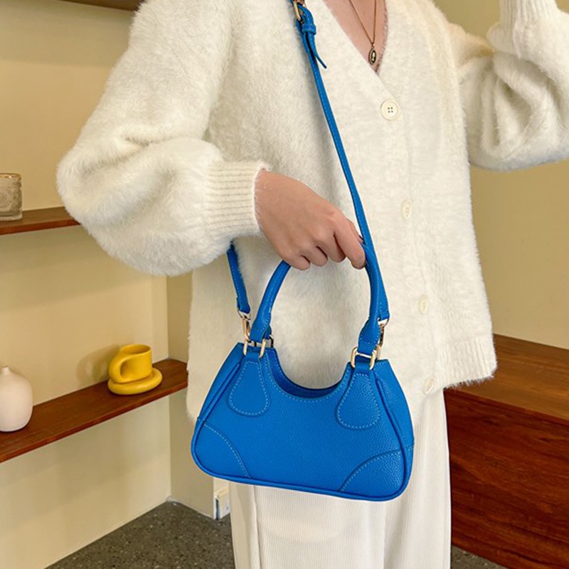 Ielgy niche Túi Xách Đeo Vai Màu Trơn Phong Cách Nước Ngoài Cao Cấp