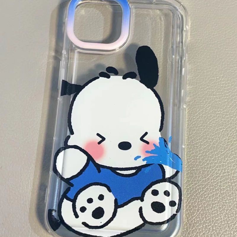 ✅Ốp Điện Thoại Mềm Họa Tiết Hoạt Hình Cún Pacha 8pins Cho iPhone14pro xr 11 / 12 13promax