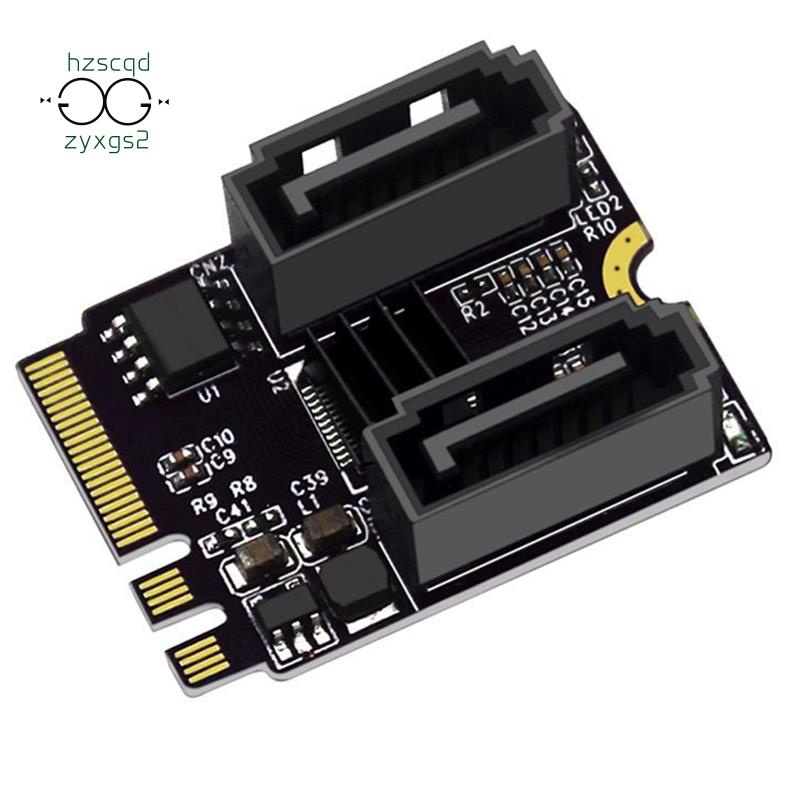 Card Chuyển Đổi M.2 A Key + E Key Sang SATA 3 JM582Revision SATA III Cho Máy Tính