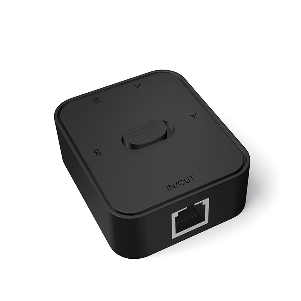 Bộ Chia Mạng 2 Cổng RJ45 LAN CAT6 1000Mbps 2 Trong 1